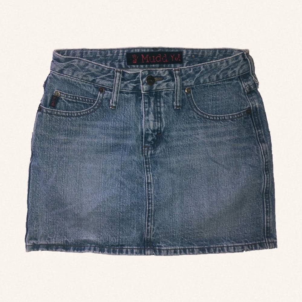 mudd denim mini skirt